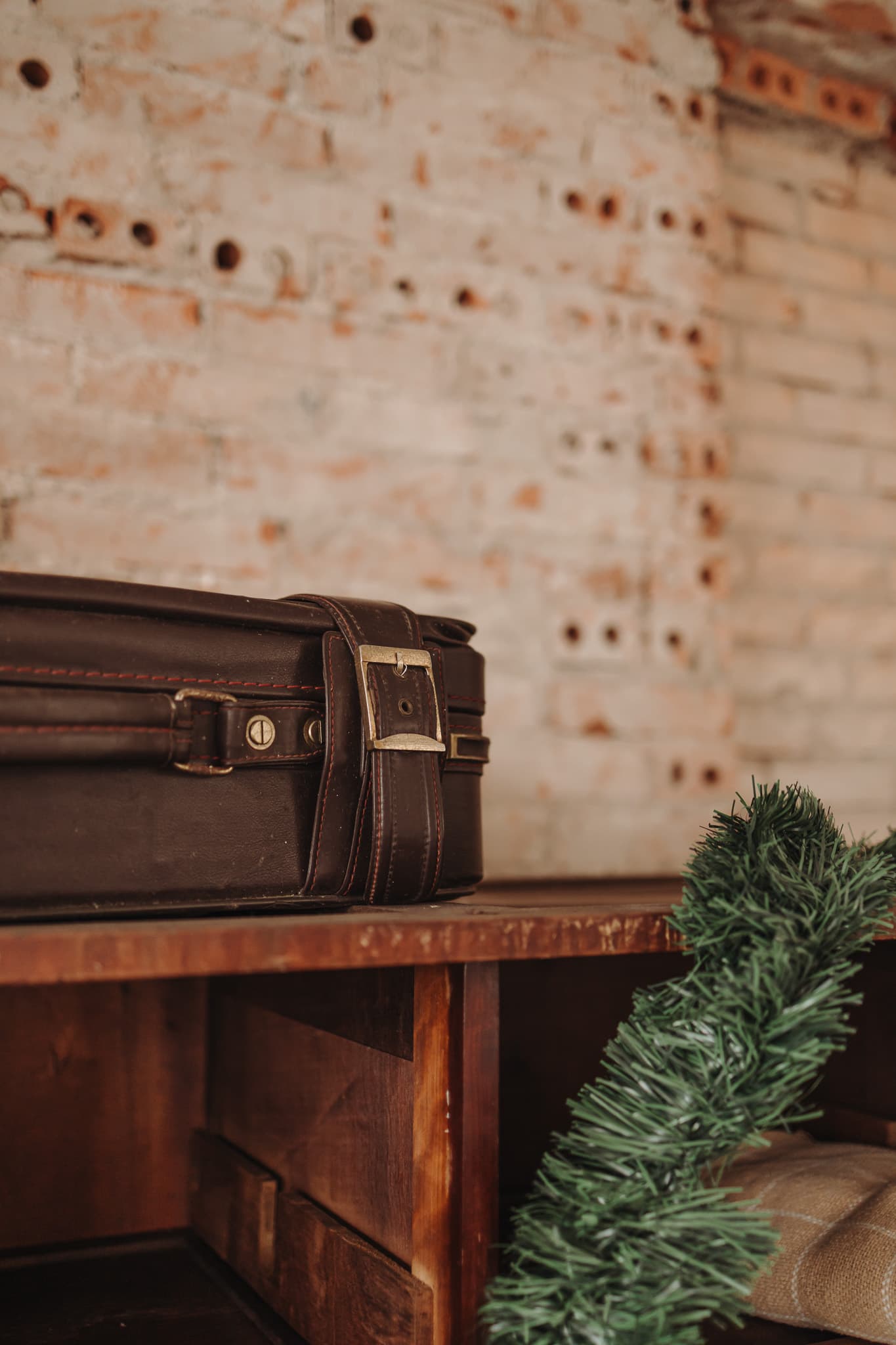 Mala vintage de viagem